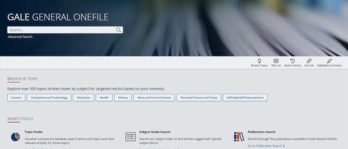 Gale Databases